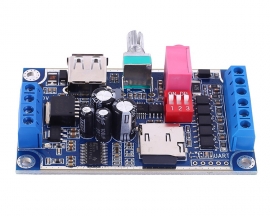 WAV MP3 Voice Module,10W Sound Player, DC 12V Programmable Control Support TF Card U-Disk